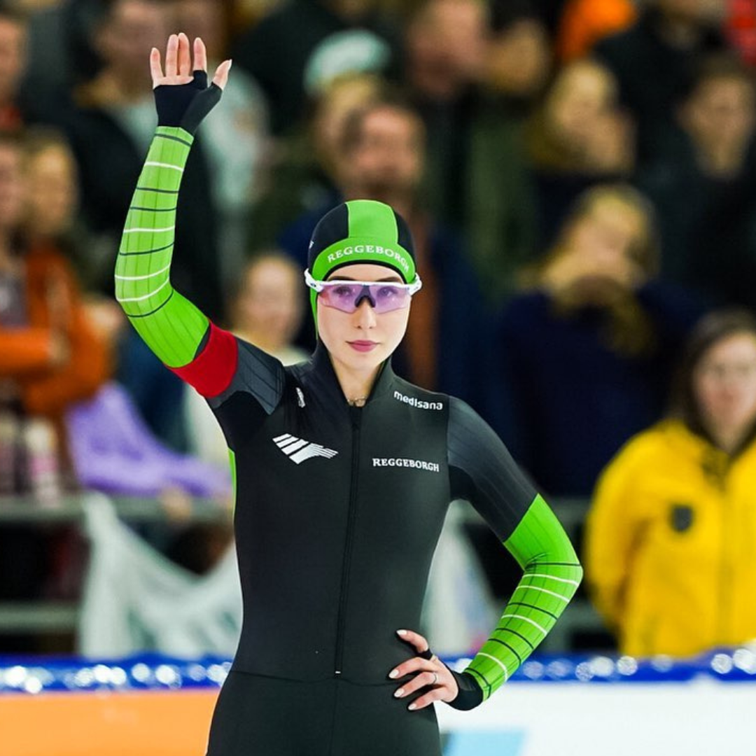 Michelle de Jong x Schaatsteam Reggeborgh 